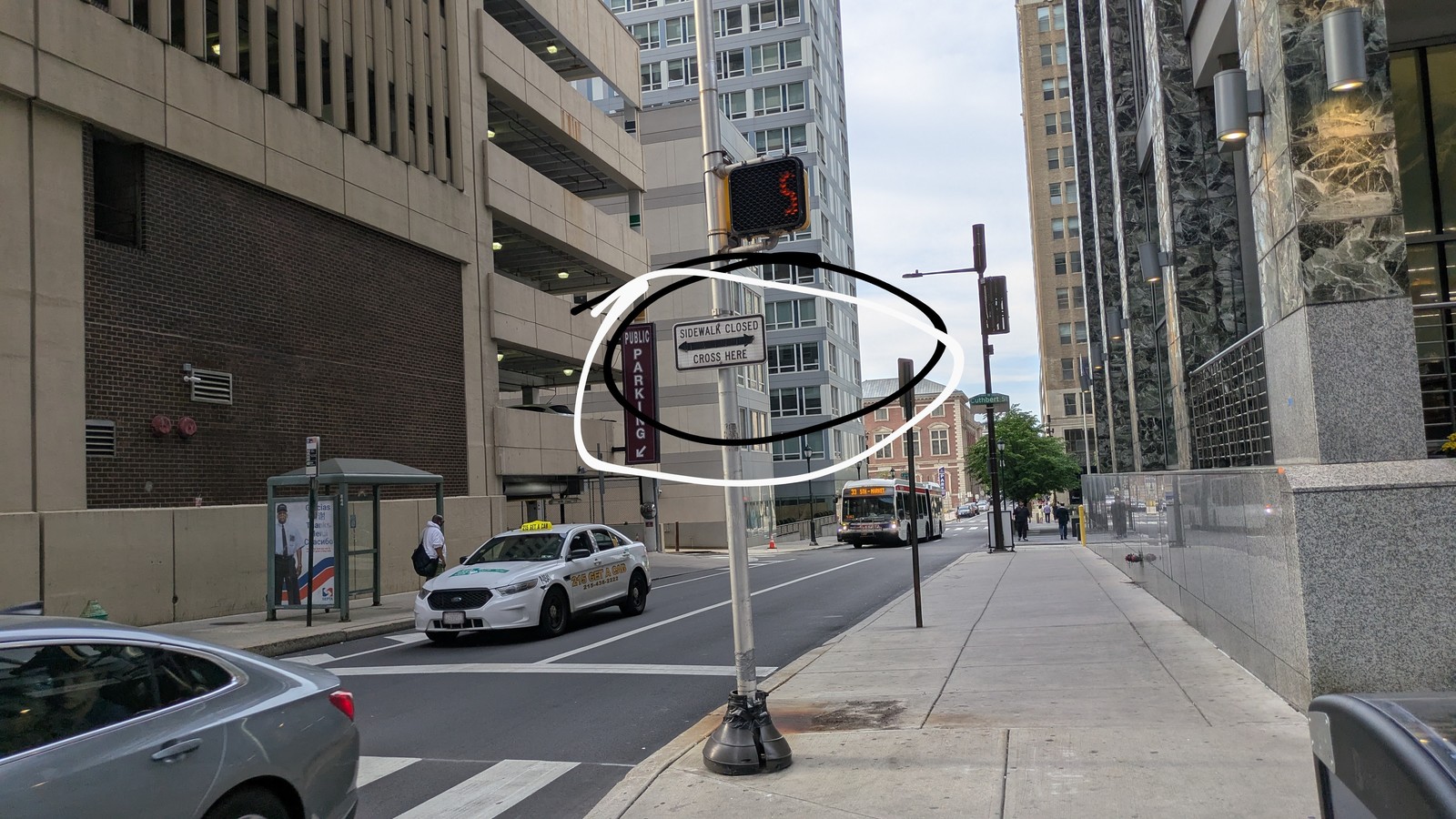 Photographic documentation of the work as submitted to the city's 311 record.
