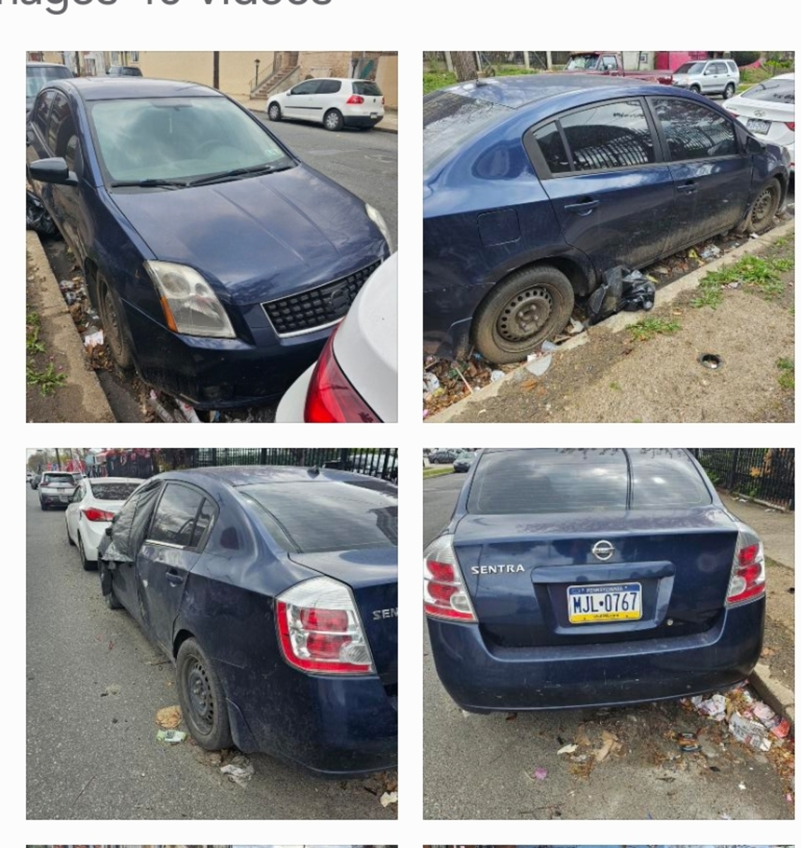 Photographic documentation of the work as submitted to the city's 311 record.