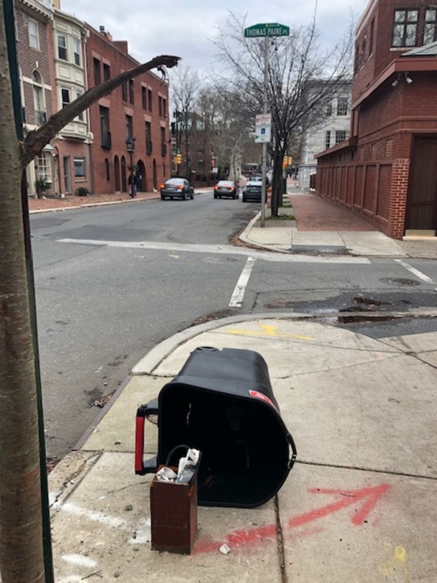 Photographic documentation of the work as submitted to the city's 311 record.