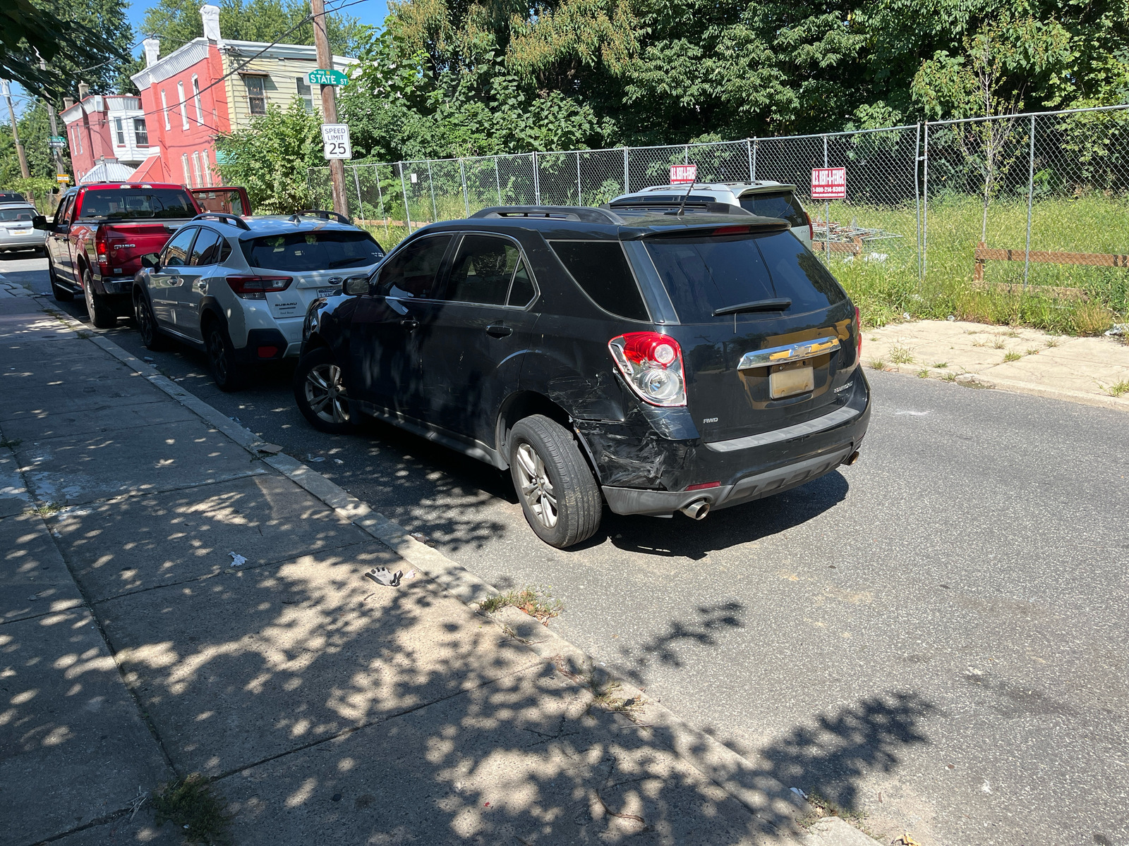 Photographic documentation of the work as submitted to the city's 311 record.
