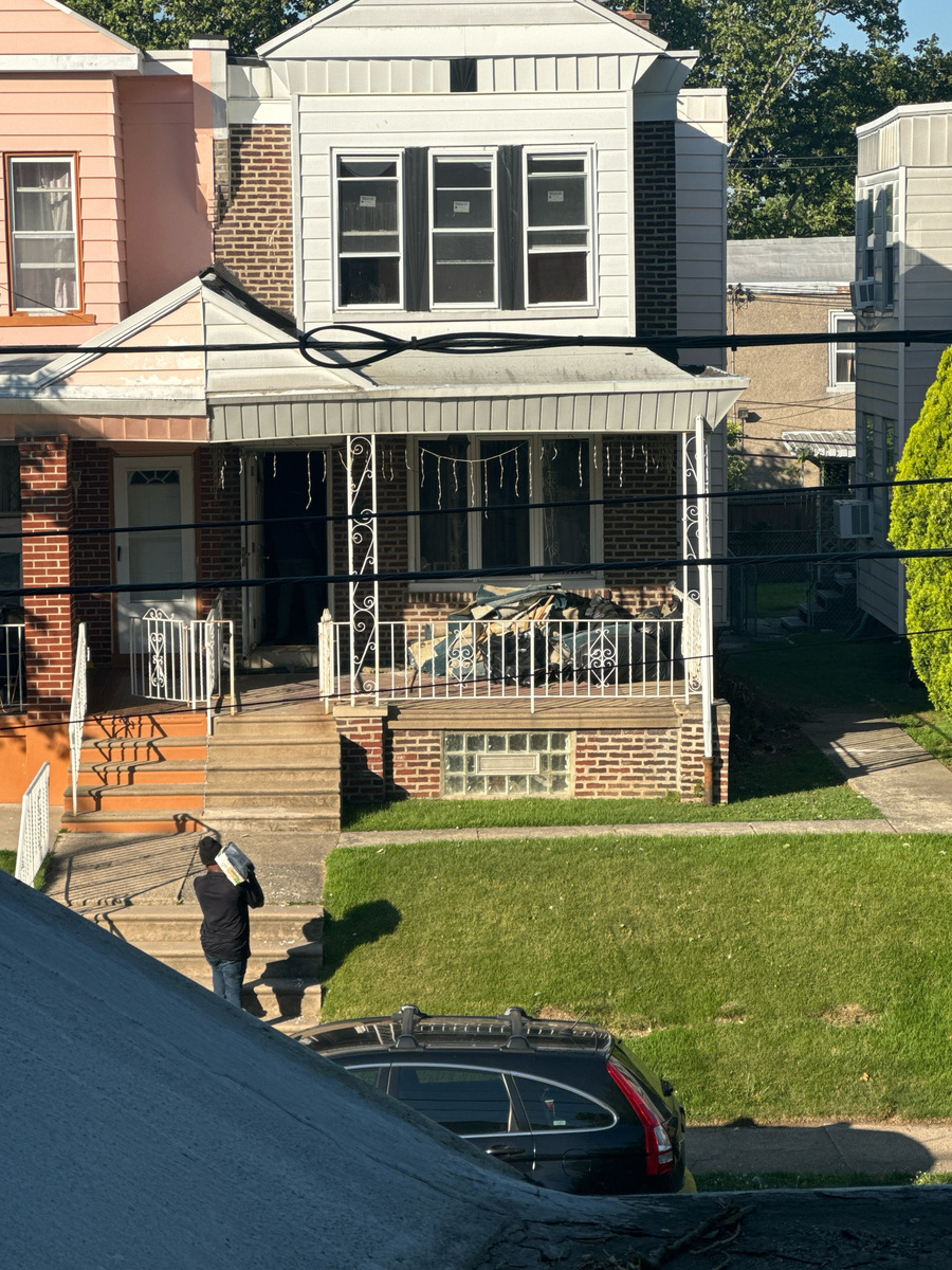 Photographic documentation of the work as submitted to the city's 311 record.