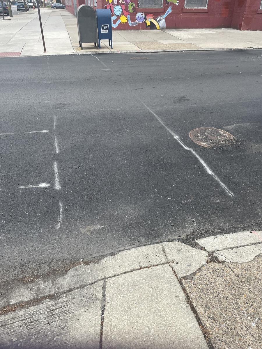 Photographic documentation of the work as submitted to the city's 311 record.