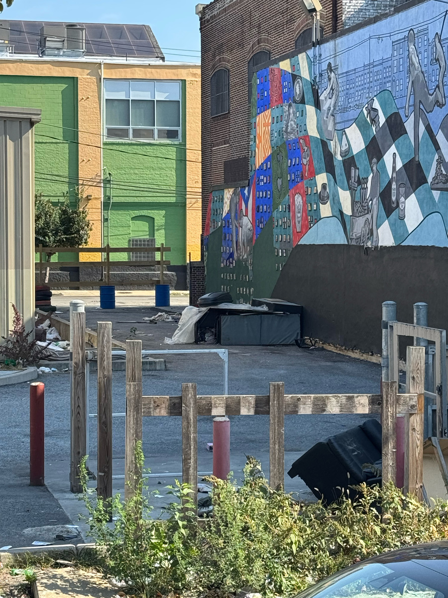 Photographic documentation of the work as submitted to the city's 311 record.