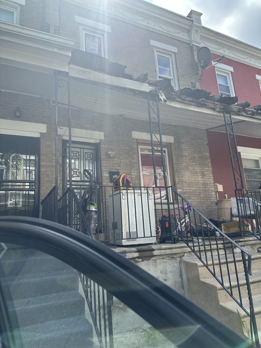 Photographic documentation of the work as submitted to the city's 311 record.