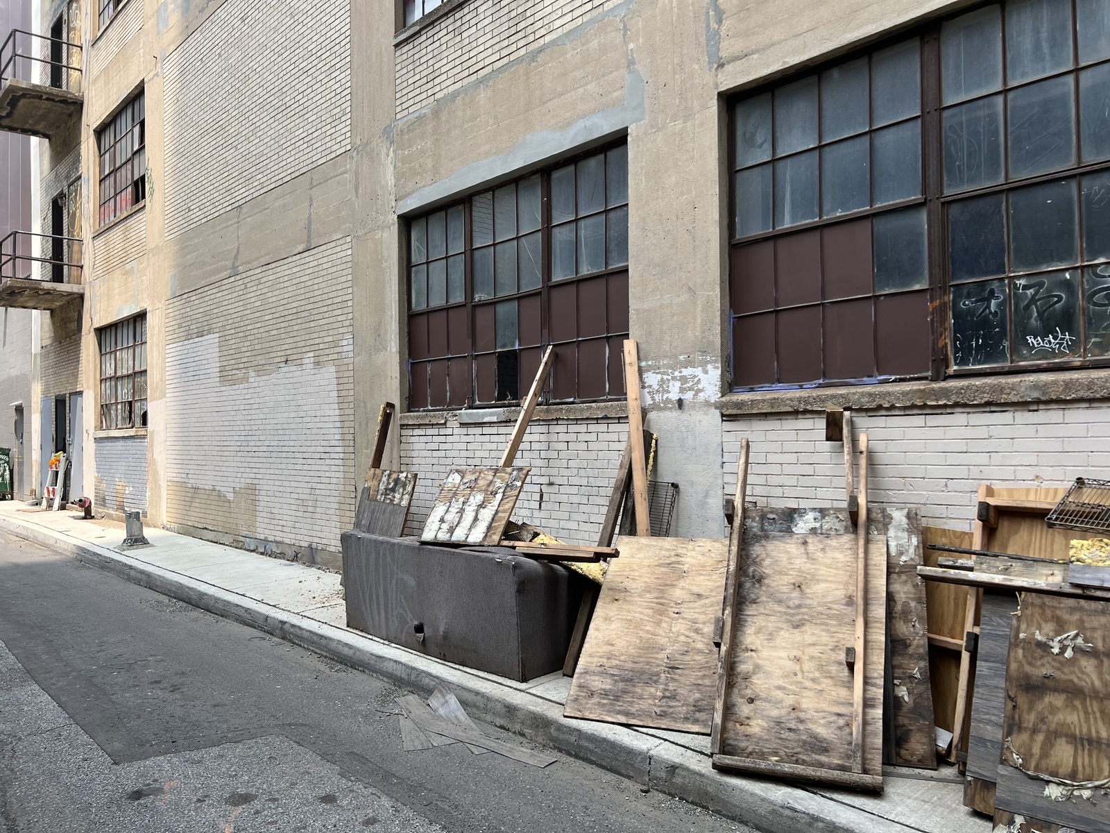 Photographic documentation of the work as submitted to the city's 311 record.