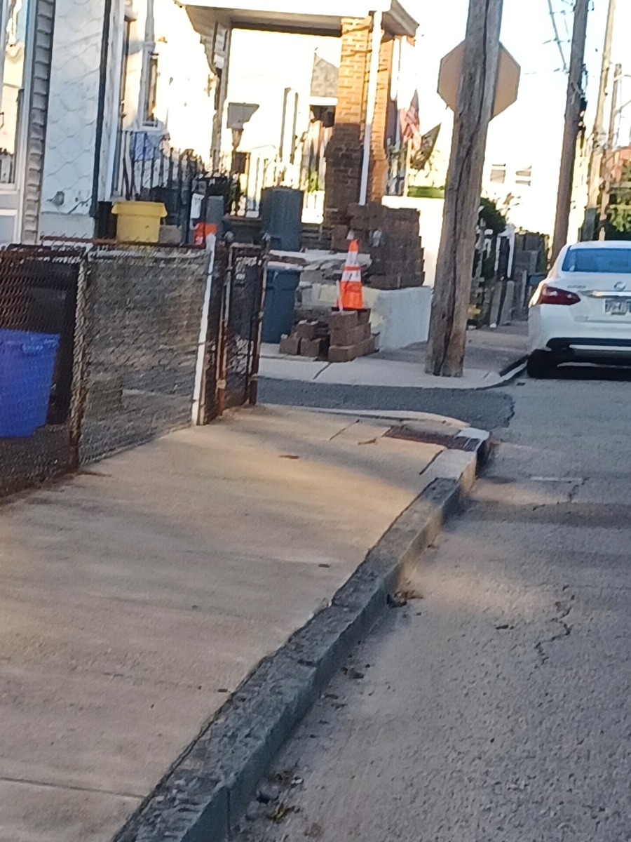 Photographic documentation of the work as submitted to the city's 311 record.