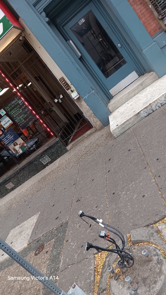 Photographic documentation of the work as submitted to the city's 311 record.