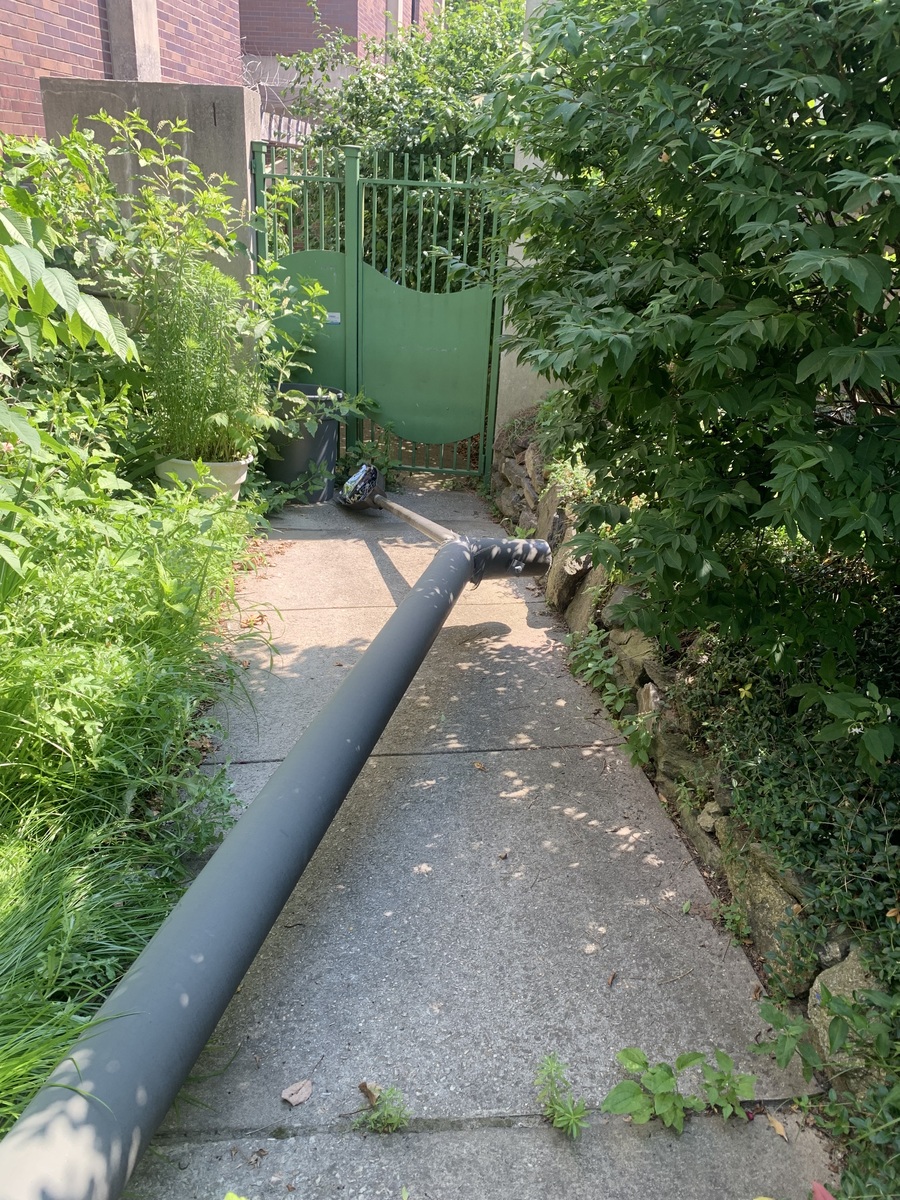 Photographic documentation of the work as submitted to the city's 311 record.