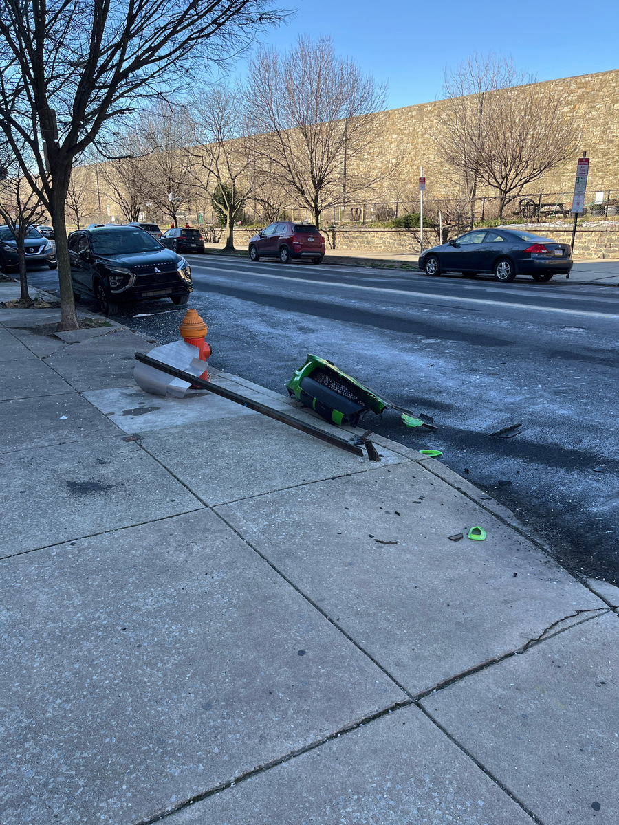 Photographic documentation of the work as submitted to the city's 311 record.