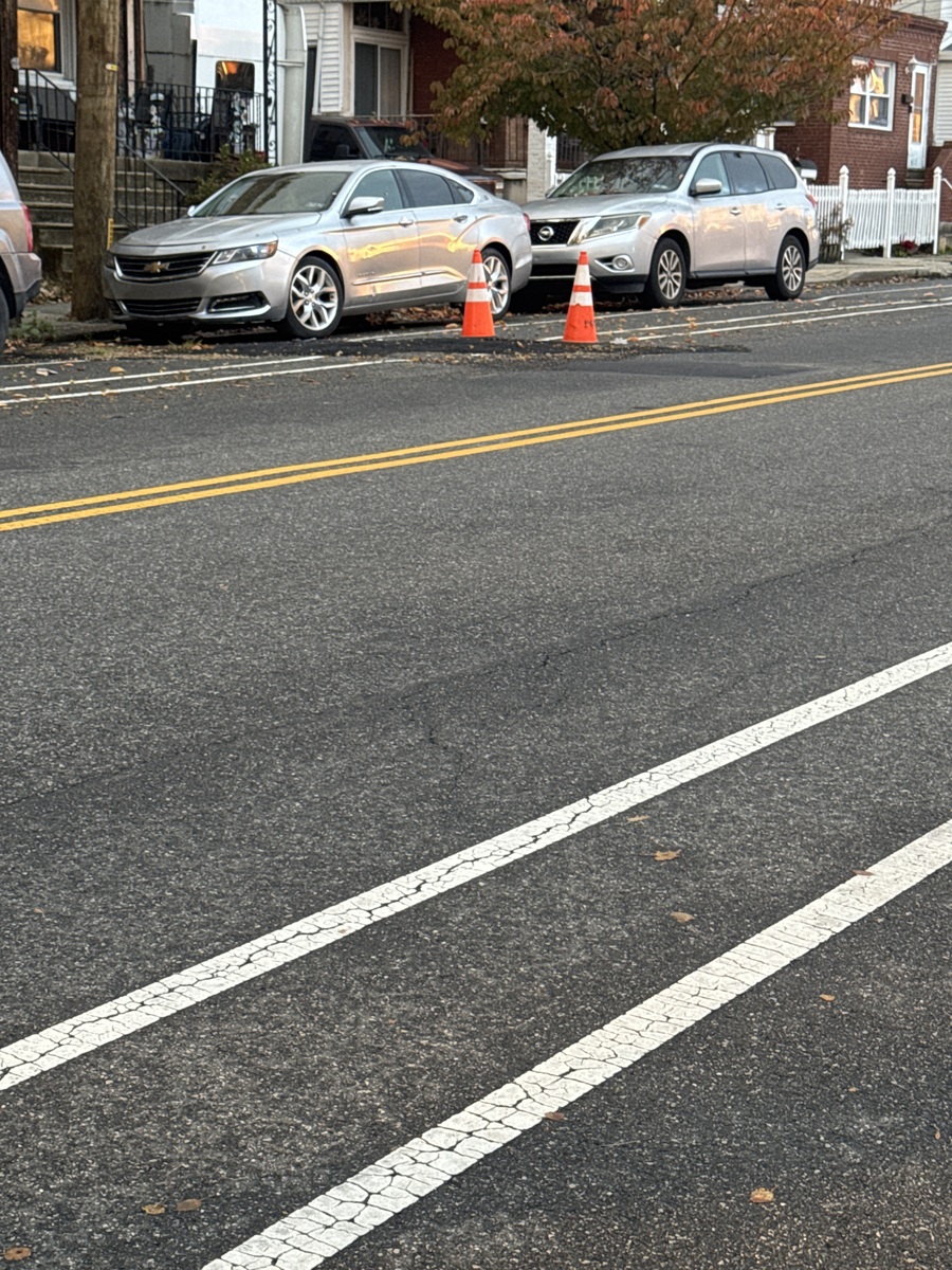 Photographic documentation of the work as submitted to the city's 311 record.