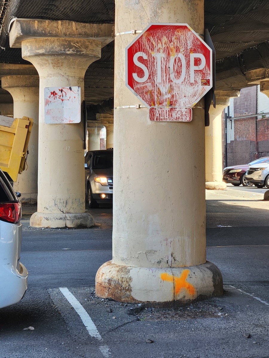 Photographic documentation of the work as submitted to the city's 311 record.