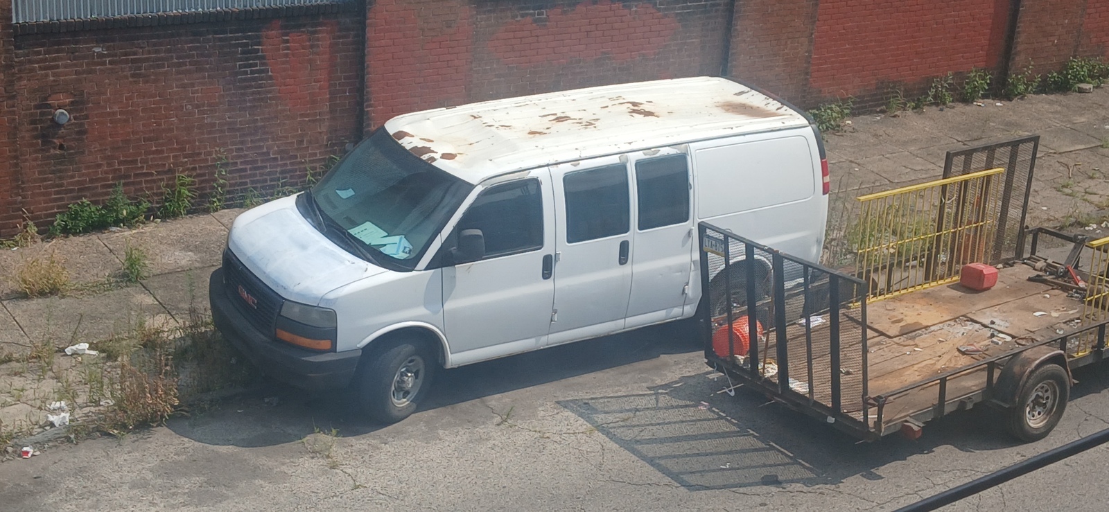 Photographic documentation of the work as submitted to the city's 311 record.