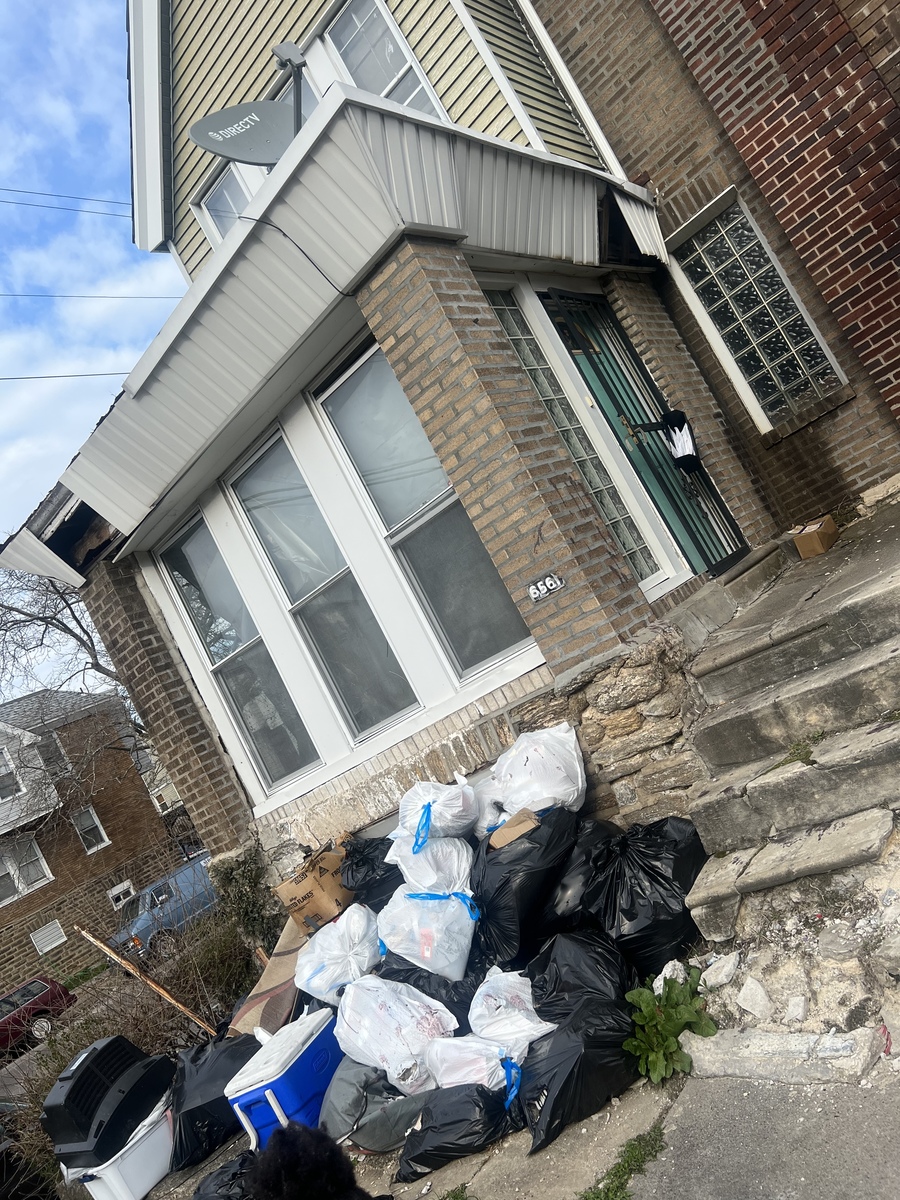 Photographic documentation of the work as submitted to the city's 311 record.
