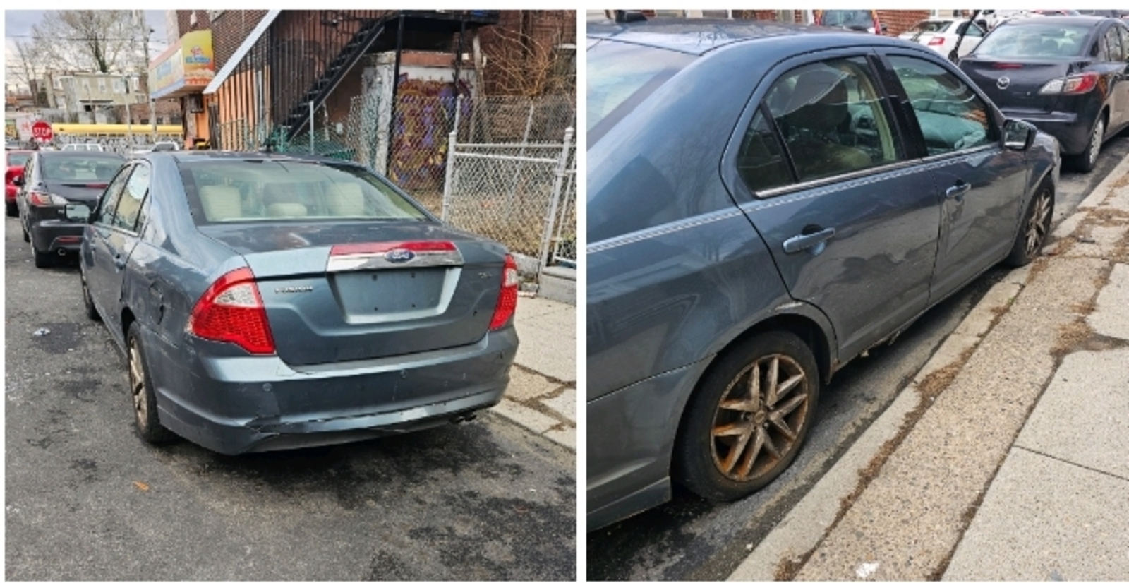 Photographic documentation of the work as submitted to the city's 311 record.