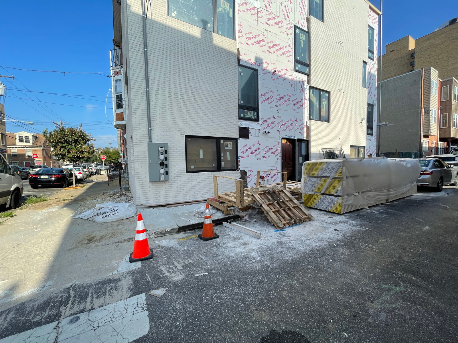 Photographic documentation of the work as submitted to the city's 311 record.