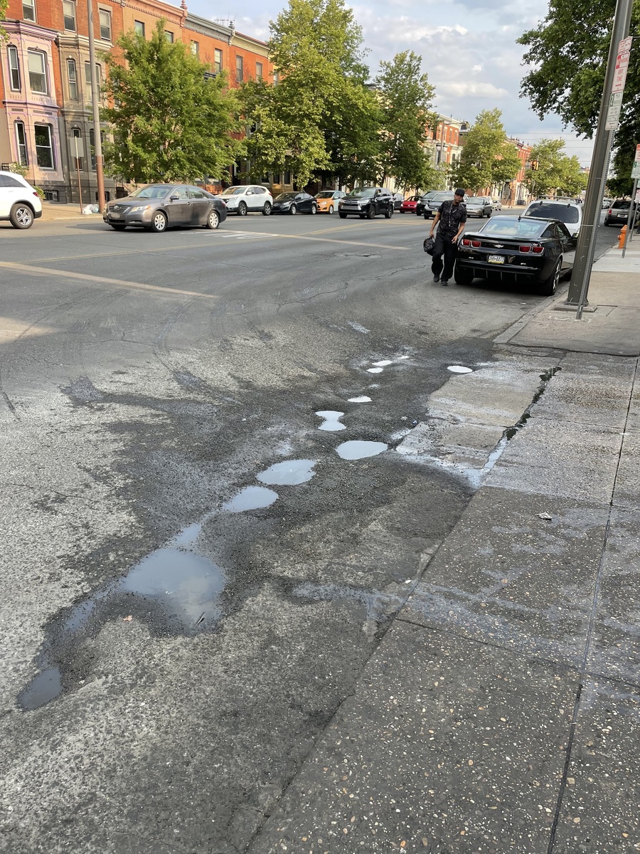 Photographic documentation of the work as submitted to the city's 311 record.