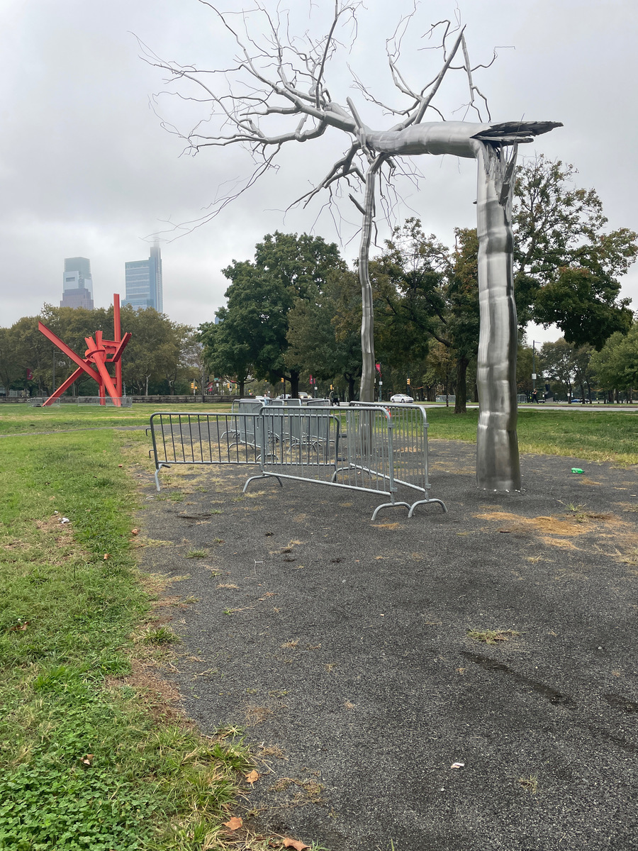 Photographic documentation of the work as submitted to the city's 311 record.
