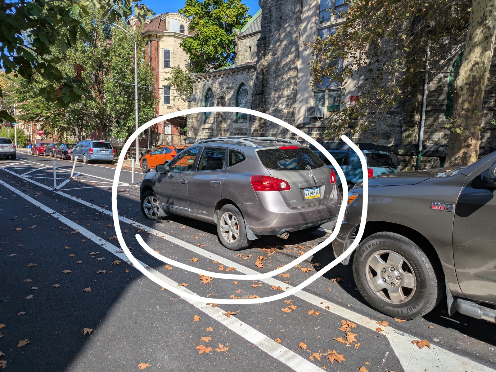 Photographic documentation of the work as submitted to the city's 311 record.