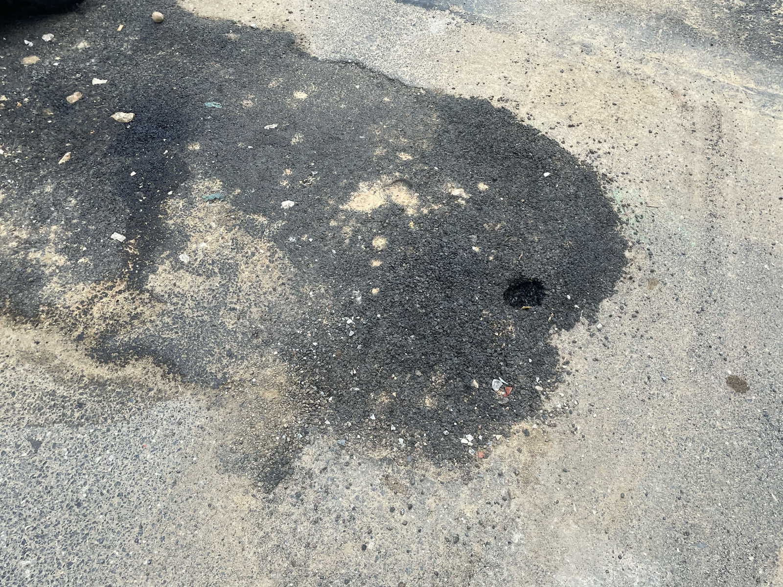 Photographic documentation of the work as submitted to the city's 311 record.