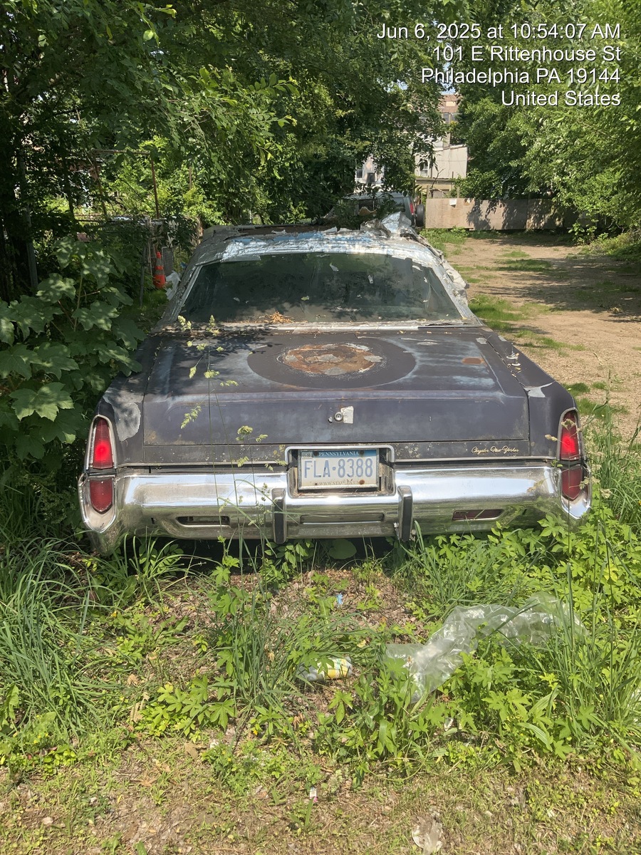 Photographic documentation of the work as submitted to the city's 311 record.