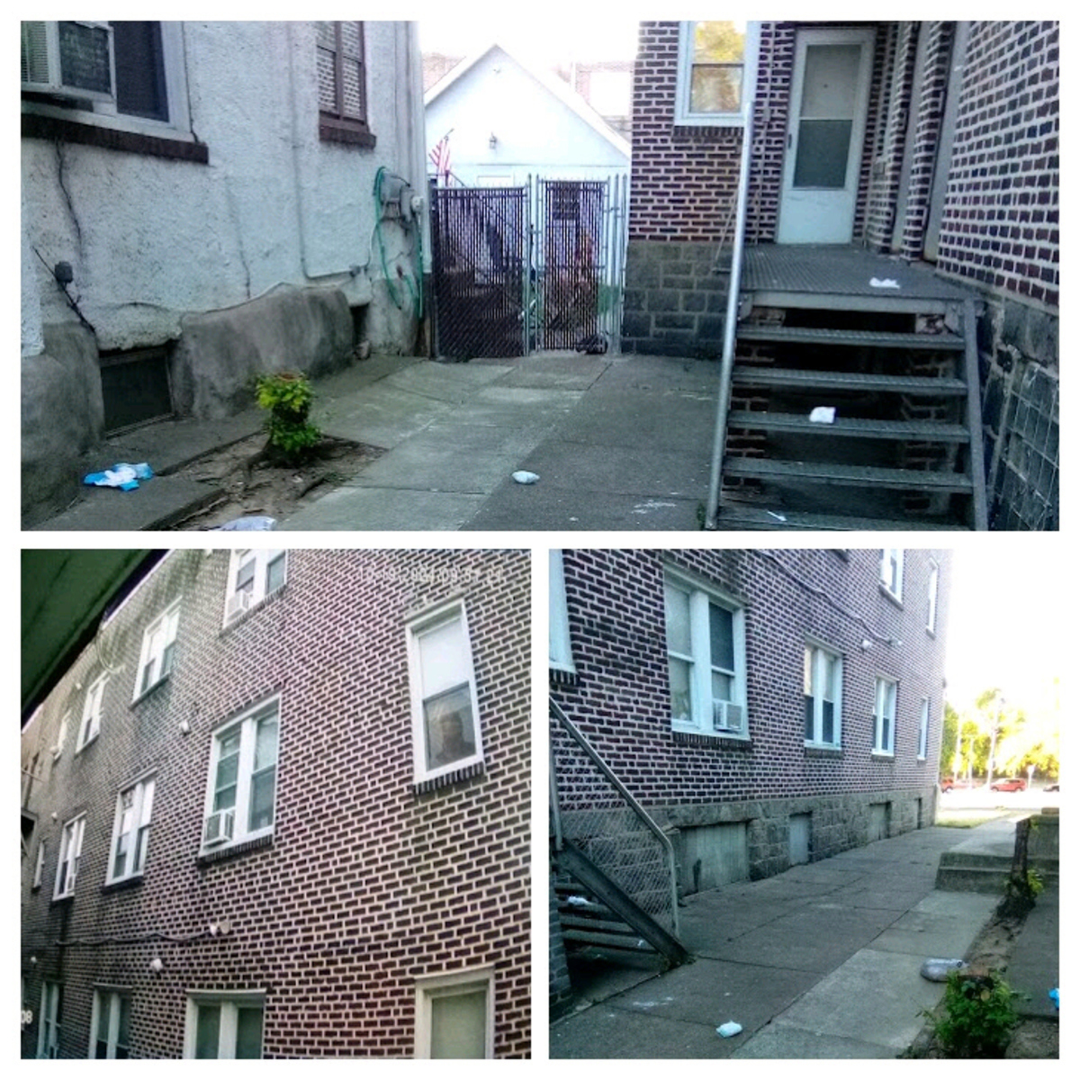 Photographic documentation of the work as submitted to the city's 311 record.
