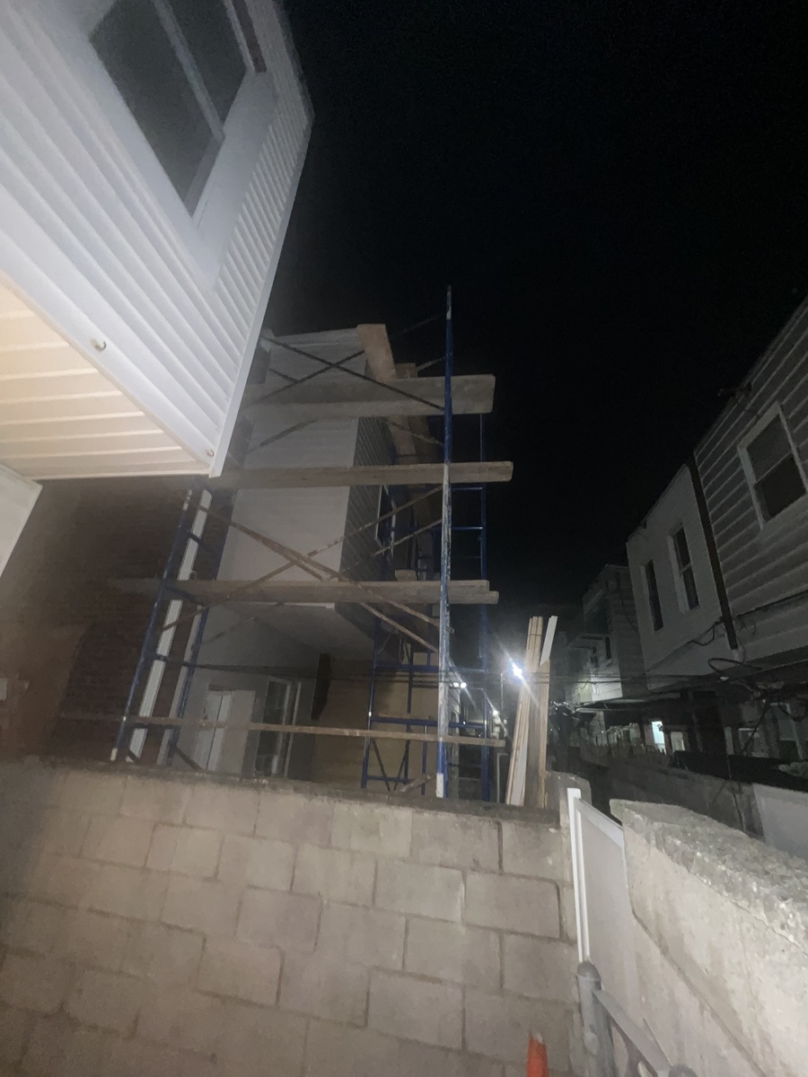 Photographic documentation of the work as submitted to the city's 311 record.
