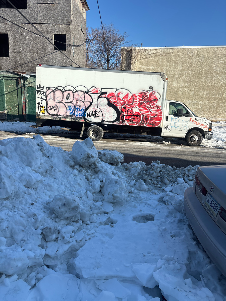 Photographic documentation of the work as submitted to the city's 311 record.