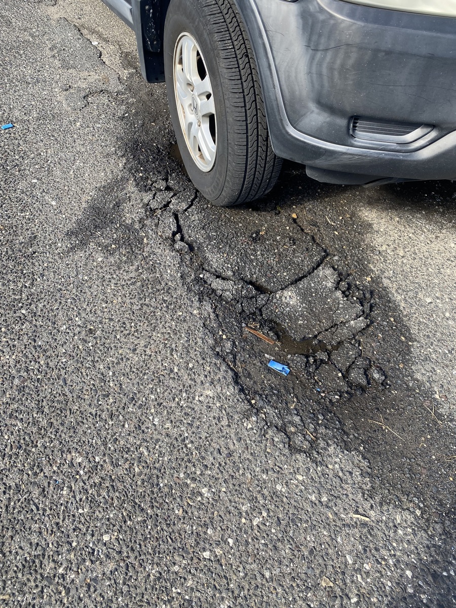 Photographic documentation of the work as submitted to the city's 311 record.