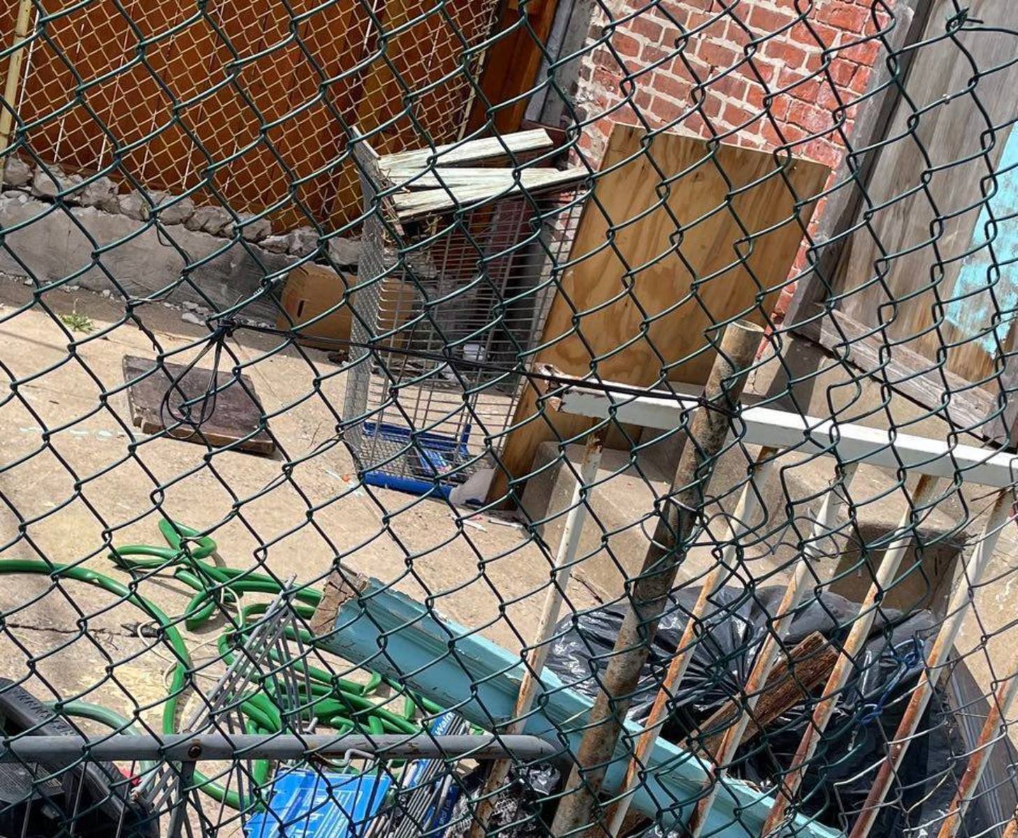 Photographic documentation of the work as submitted to the city's 311 record.