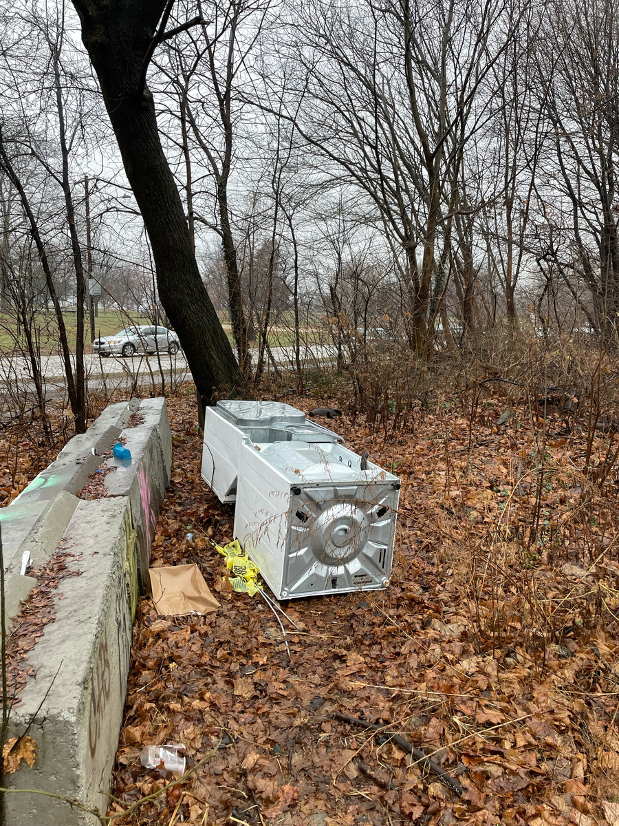 Photographic documentation of the work as submitted to the city's 311 record.
