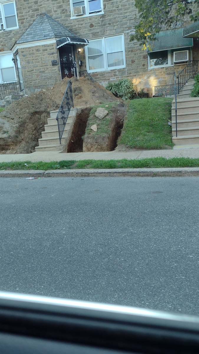 Photographic documentation of the work as submitted to the city's 311 record.