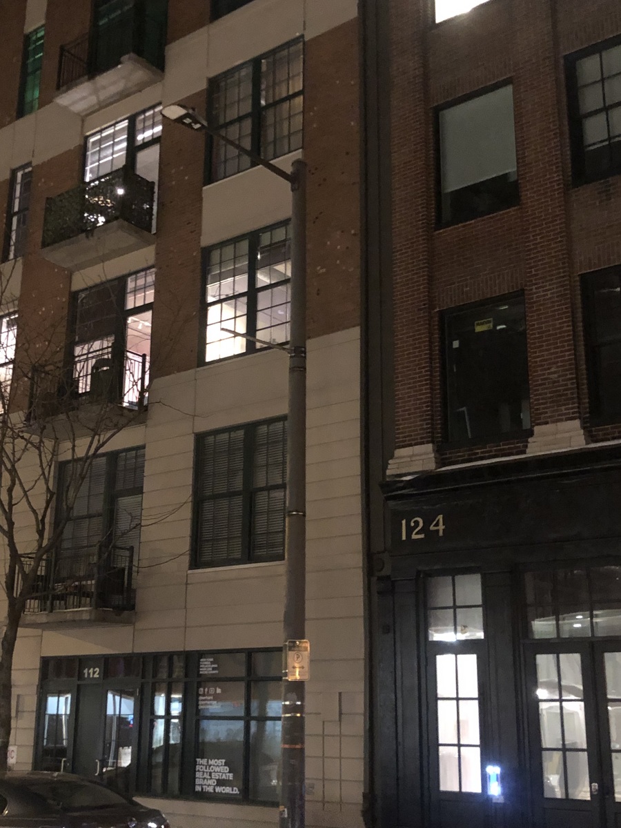 Photographic documentation of the work as submitted to the city's 311 record.