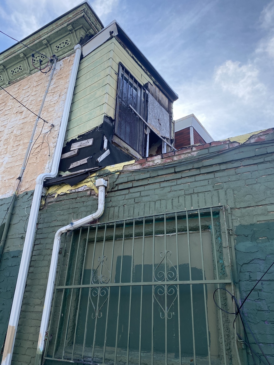 Photographic documentation of the work as submitted to the city's 311 record.