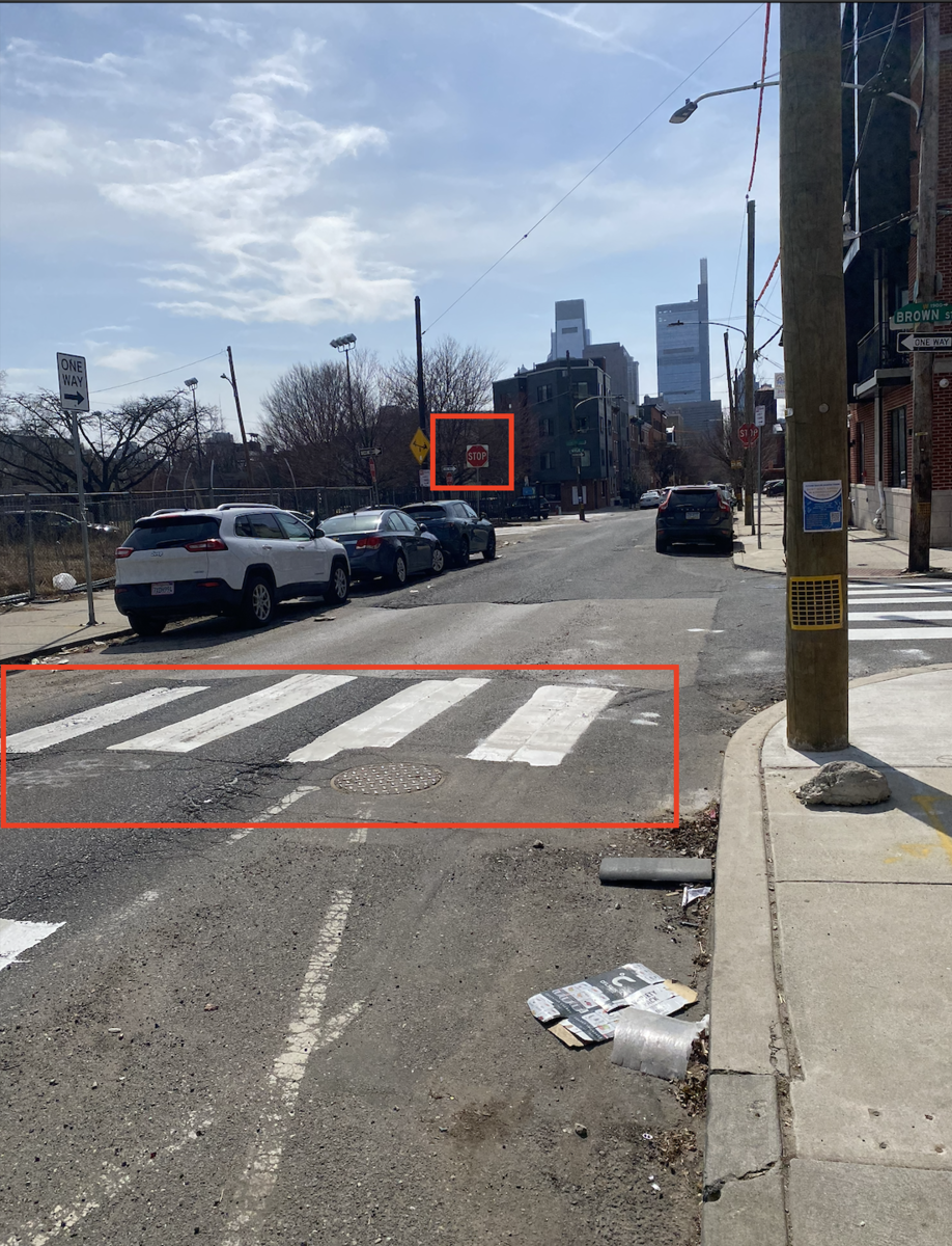 Photographic documentation of the work as submitted to the city's 311 record.