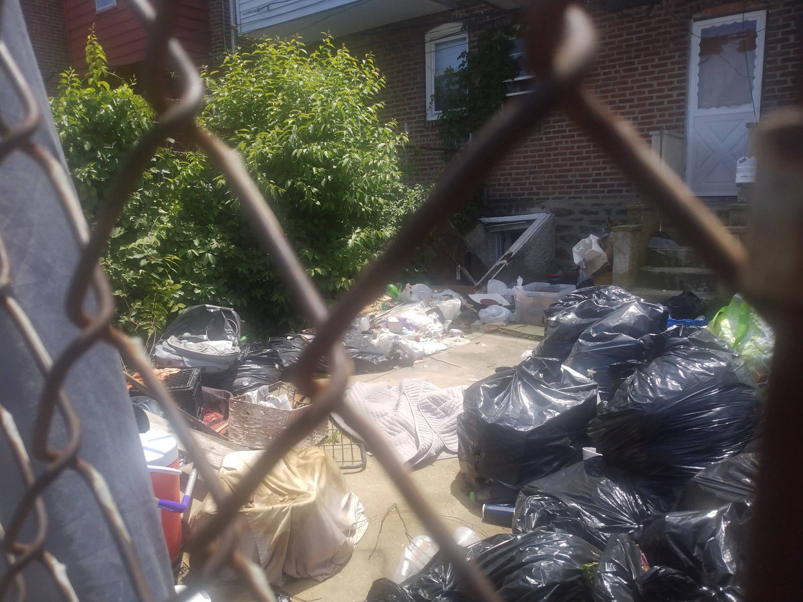 Photographic documentation of the work as submitted to the city's 311 record.