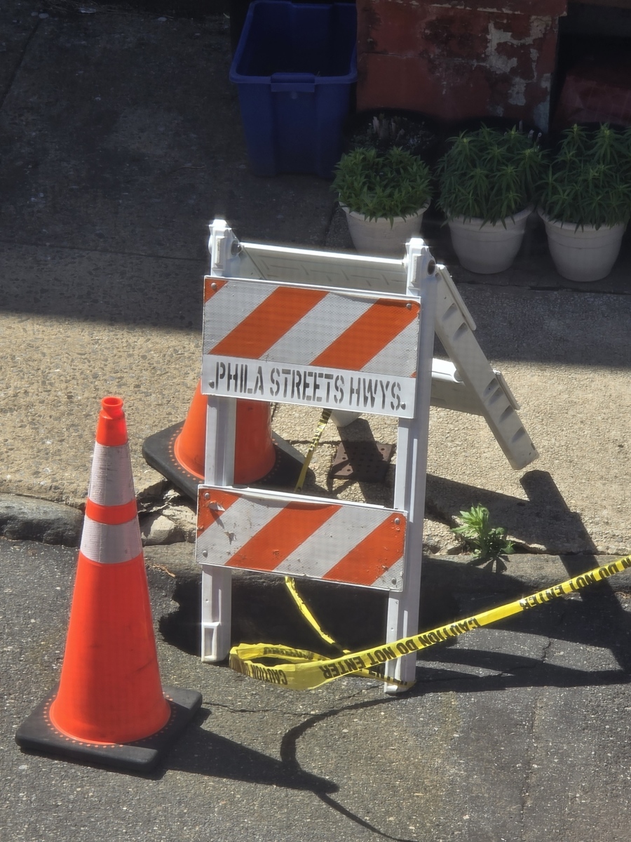 Photographic documentation of the work as submitted to the city's 311 record.