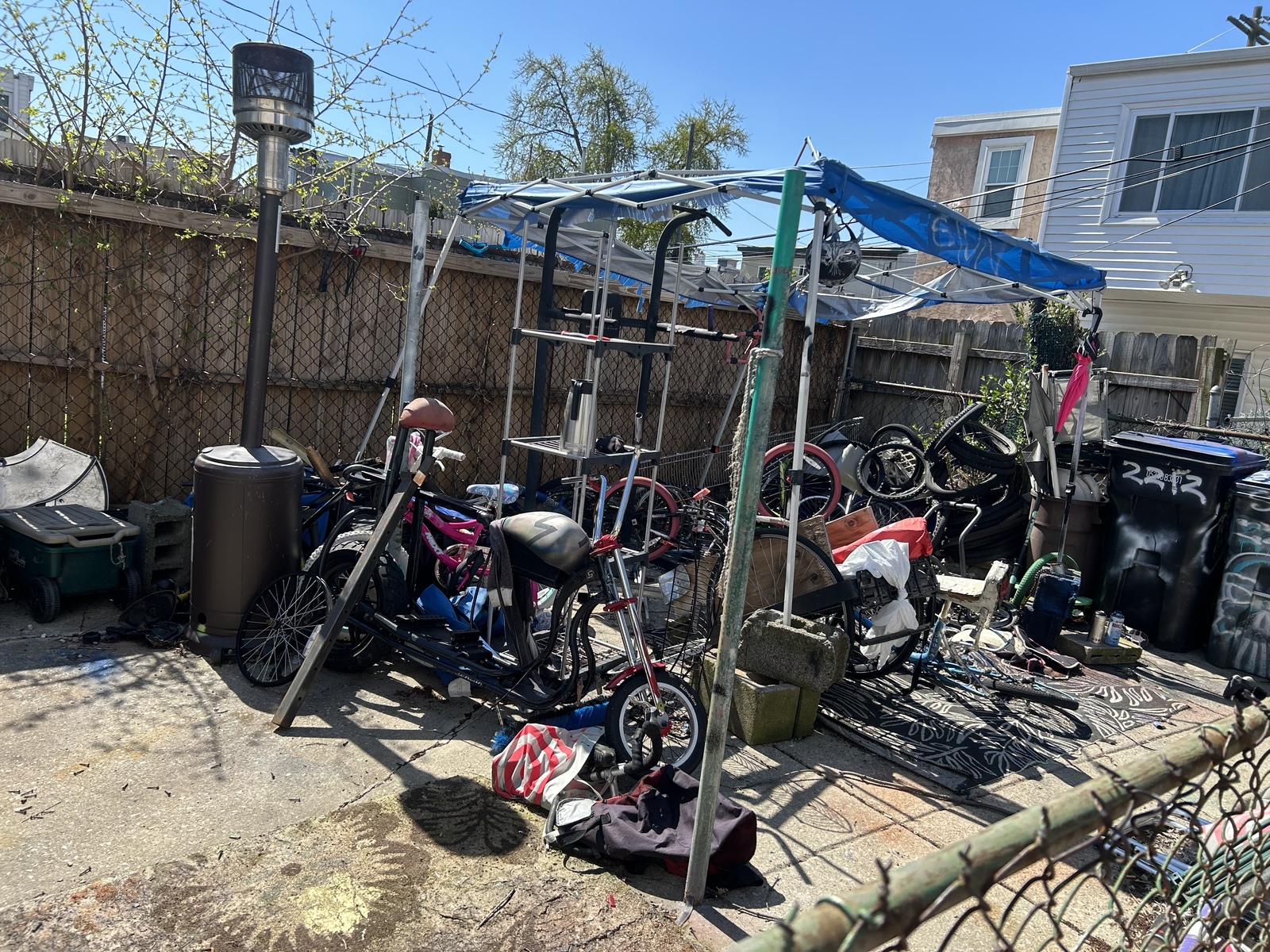 Photographic documentation of the work as submitted to the city's 311 record.