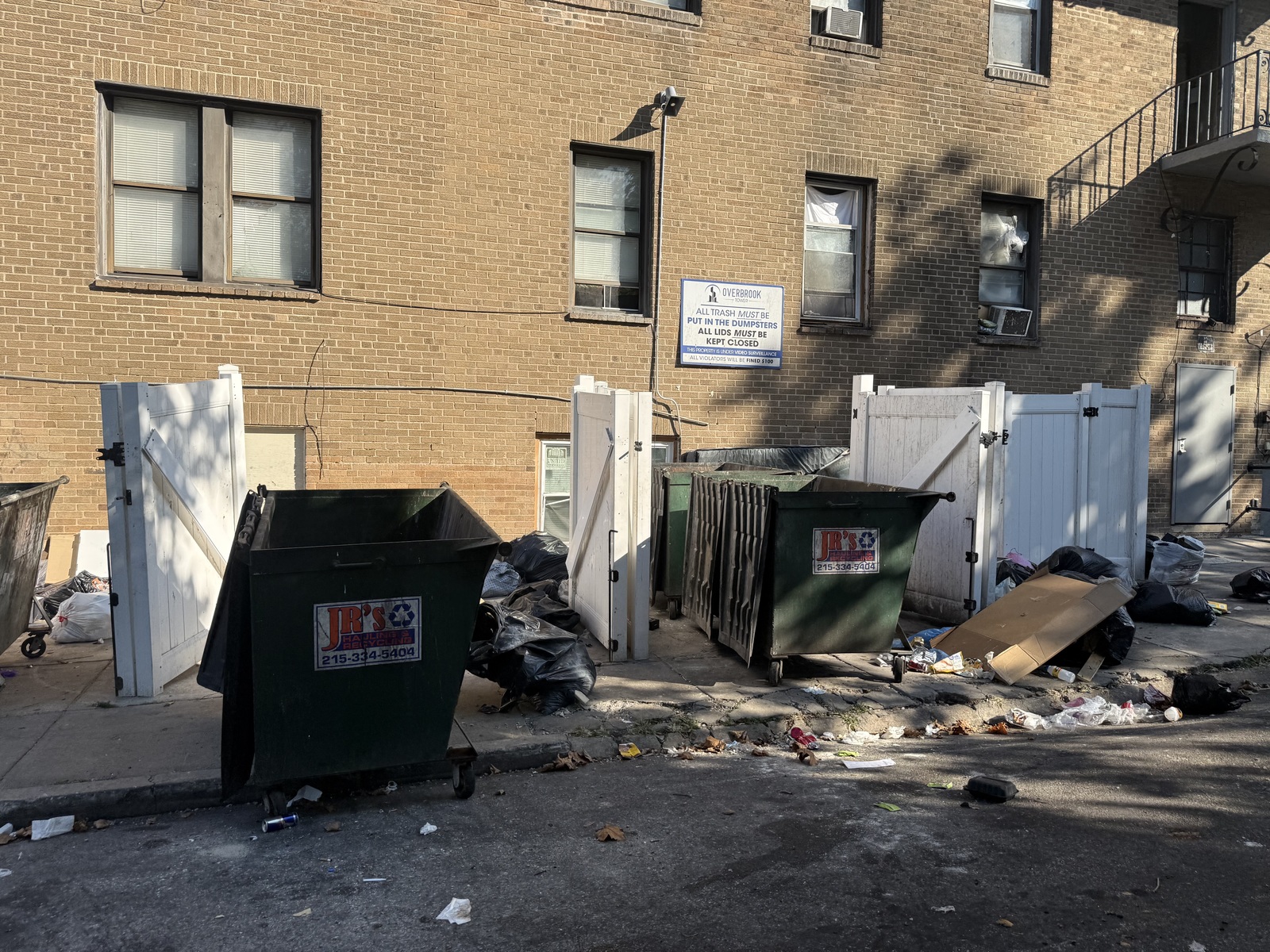 Photographic documentation of the work as submitted to the city's 311 record.