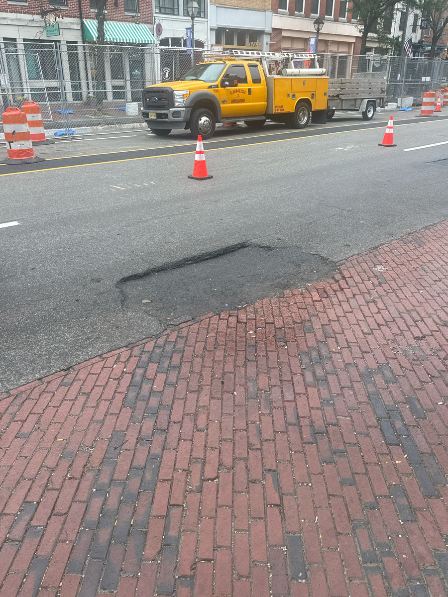 Photographic documentation of the work as submitted to the city's 311 record.