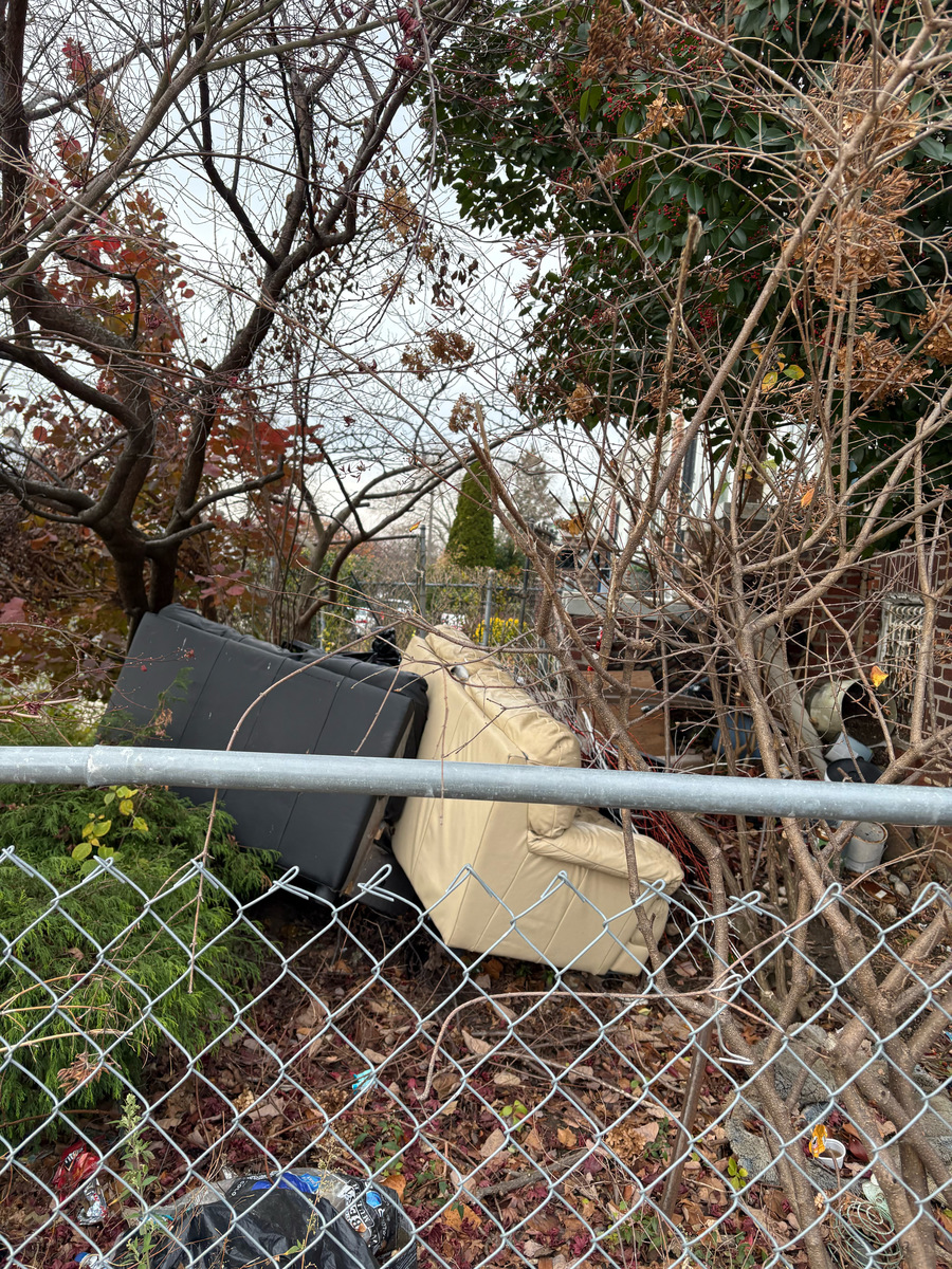 Photographic documentation of the work as submitted to the city's 311 record.