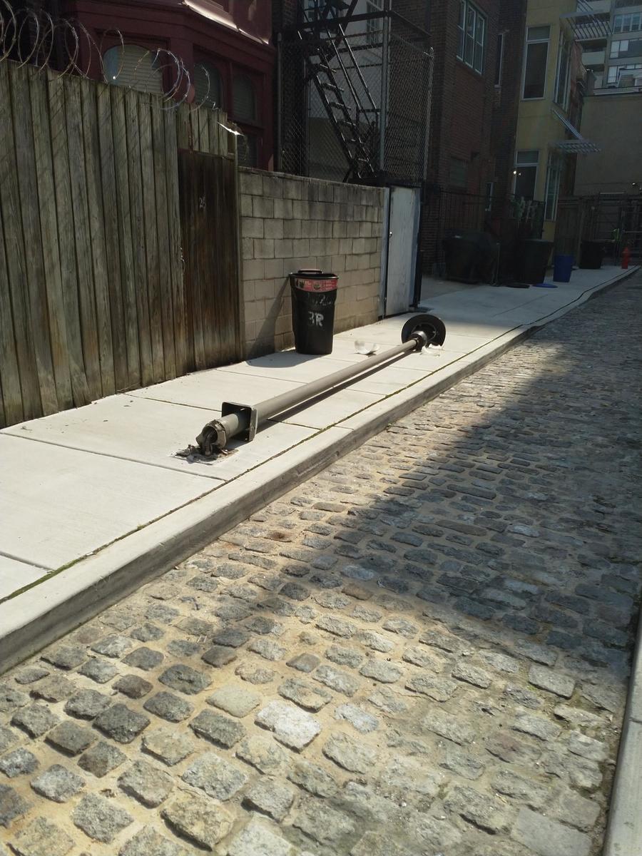 Photographic documentation of the work as submitted to the city's 311 record.