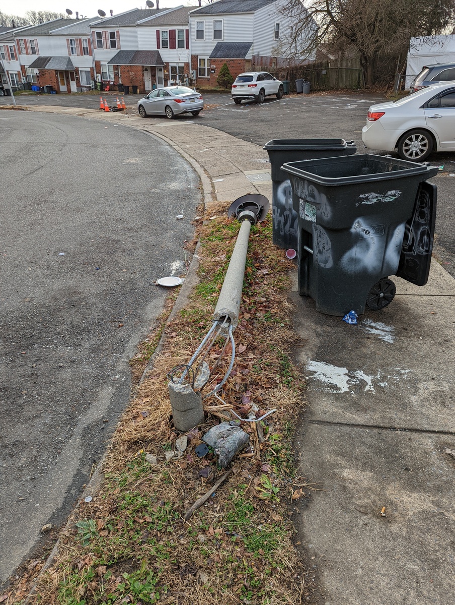 Photographic documentation of the work as submitted to the city's 311 record.