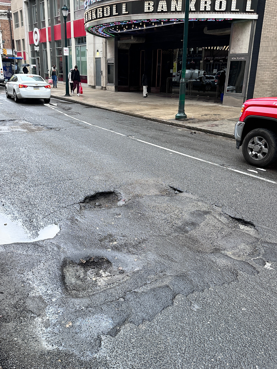 Photographic documentation of the work as submitted to the city's 311 record.