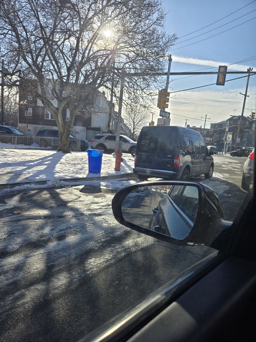 Photographic documentation of the work as submitted to the city's 311 record.
