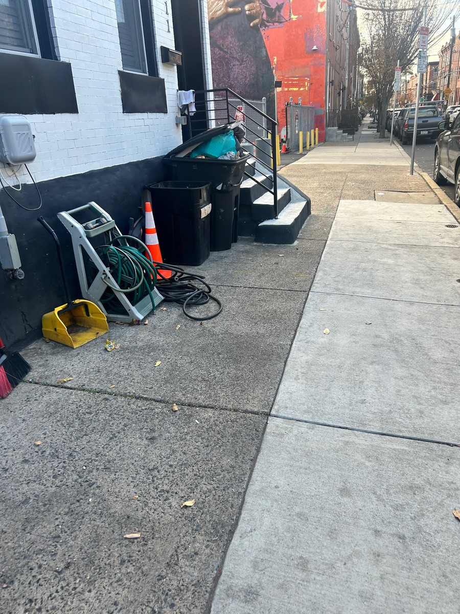 Photographic documentation of the work as submitted to the city's 311 record.