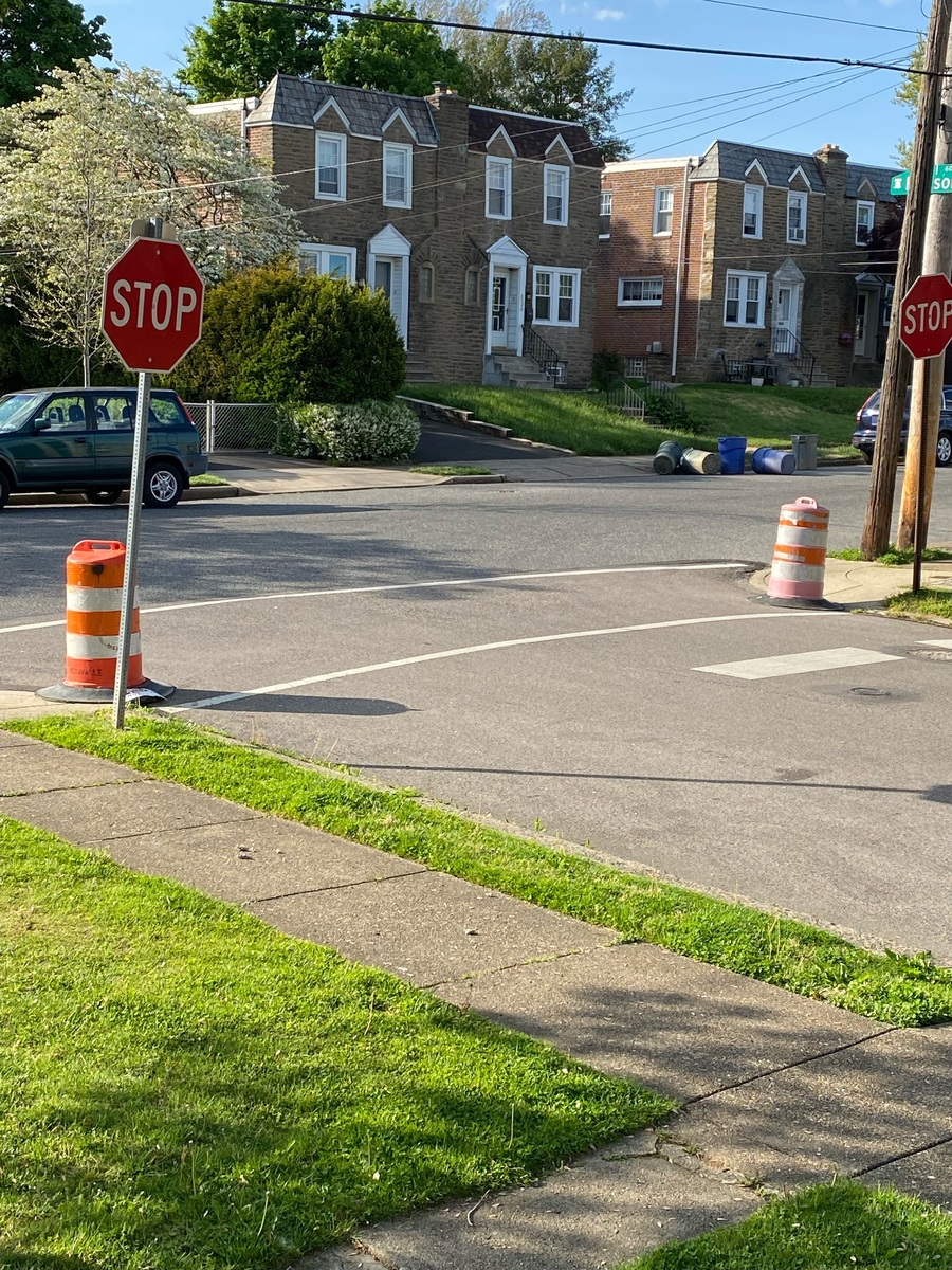 Photographic documentation of the work as submitted to the city's 311 record.