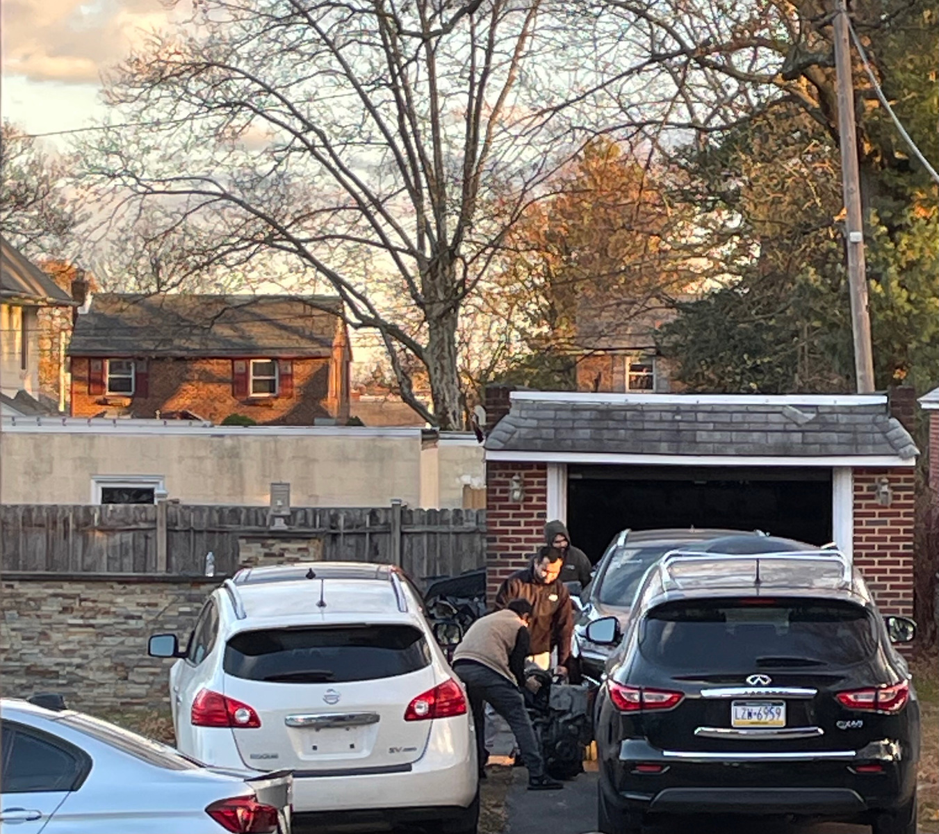 Photographic documentation of the work as submitted to the city's 311 record.