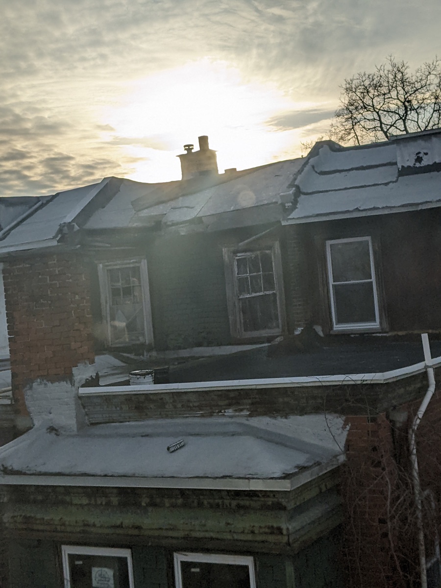 Photographic documentation of the work as submitted to the city's 311 record.