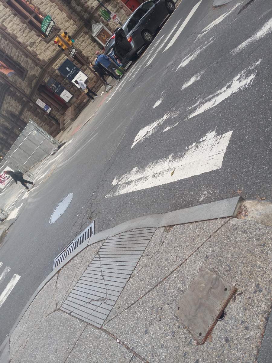 Photographic documentation of the work as submitted to the city's 311 record.