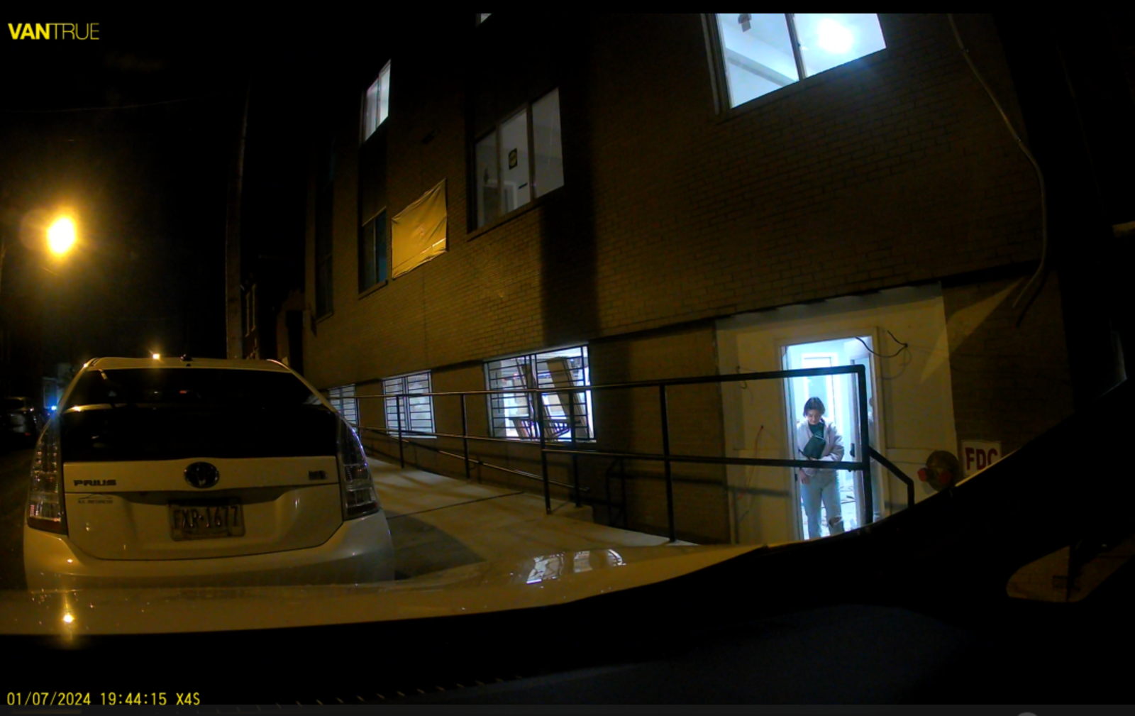 Photographic documentation of the work as submitted to the city's 311 record.